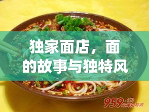 独家面店，面的故事与独特风味揭秘